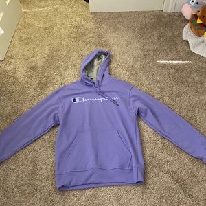 Purple champion hoodie